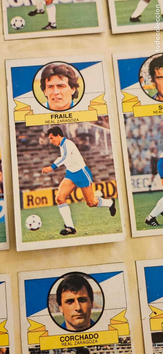 Cromos de F&uacute;tbol: zaragoza fraile debajo barbas version este 1985 1985 86 85 despegado