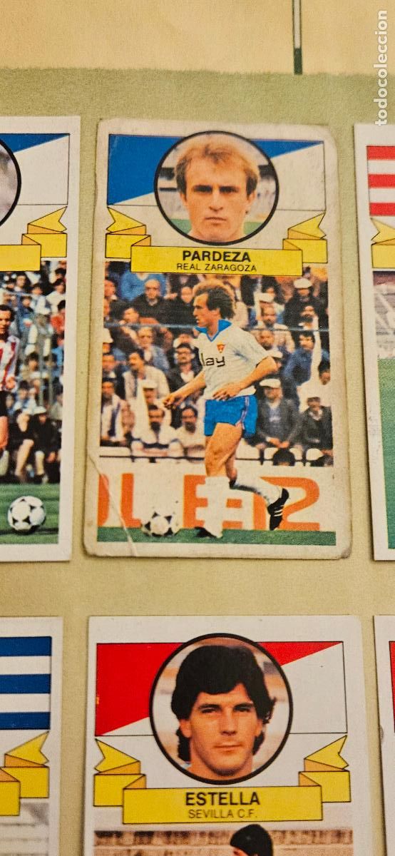 Cartes &agrave; collectionner de Football: este pardeza fichaje 17 zaragoza 1985 1986 85 86 despegado