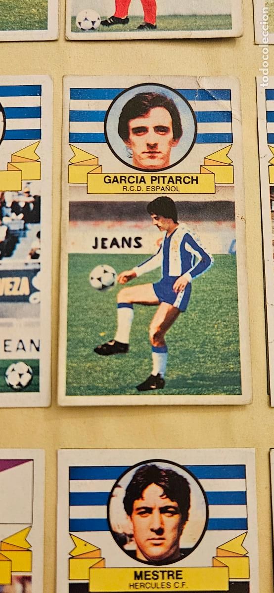 Cartes &agrave; collectionner de Football: este 8 espa&ntilde;ol garcia pitach fichaje 8 1985 1986 85 86 despegado