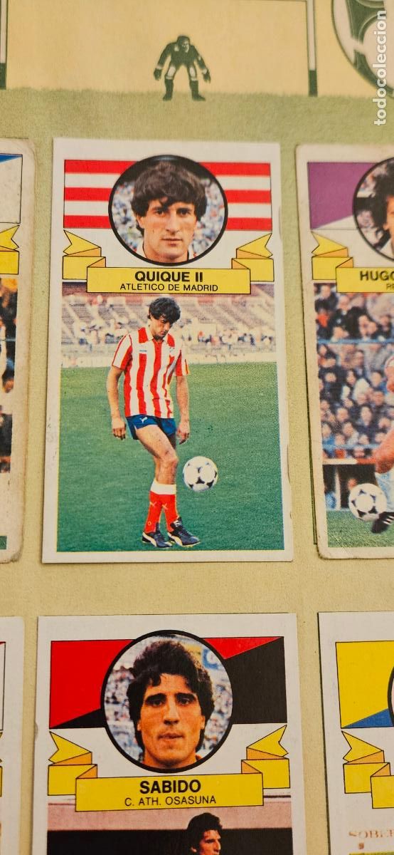Cromos de F&uacute;tbol: este quique II atletico de madrid fichaje 18 1985 1986 85 86 despegado