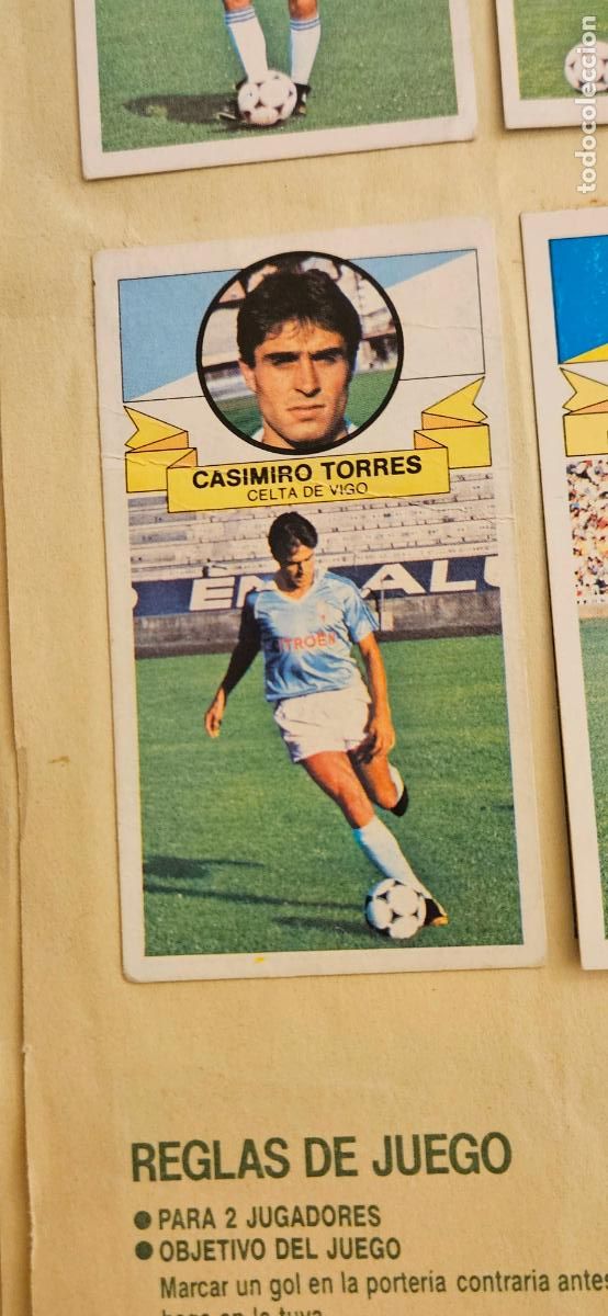Cromos de F&uacute;tbol: este 1985 casimiro torres fichaje 36 celta 1986 85 86 despegado