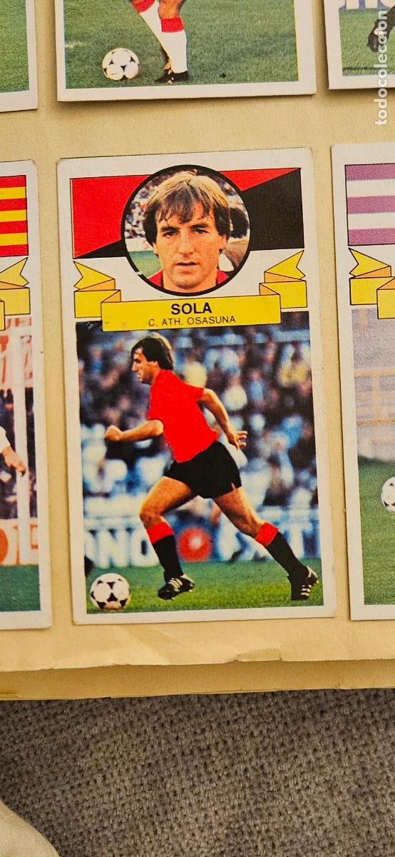 Cartes &agrave; collectionner de Football: este fichaje 27 sola osasuna 1985 1986 85 86 despegado