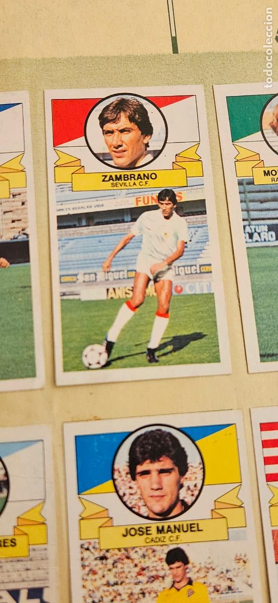 Cartes &agrave; collectionner de Football: este zambrano sevilla fichaje 32 1985 1986 85 86 despegado