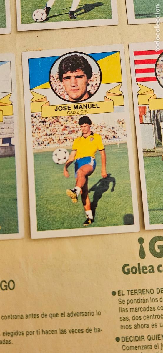 Cartes &agrave; collectionner de Football: este 1985 jose manuel cadiz fichaje 37 1986 85 86 despegado