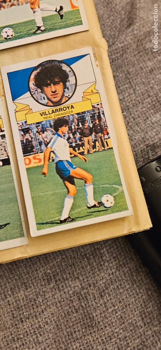 Football Stickers: zaragoza villarroya este 1985 1985 86 85 despegado