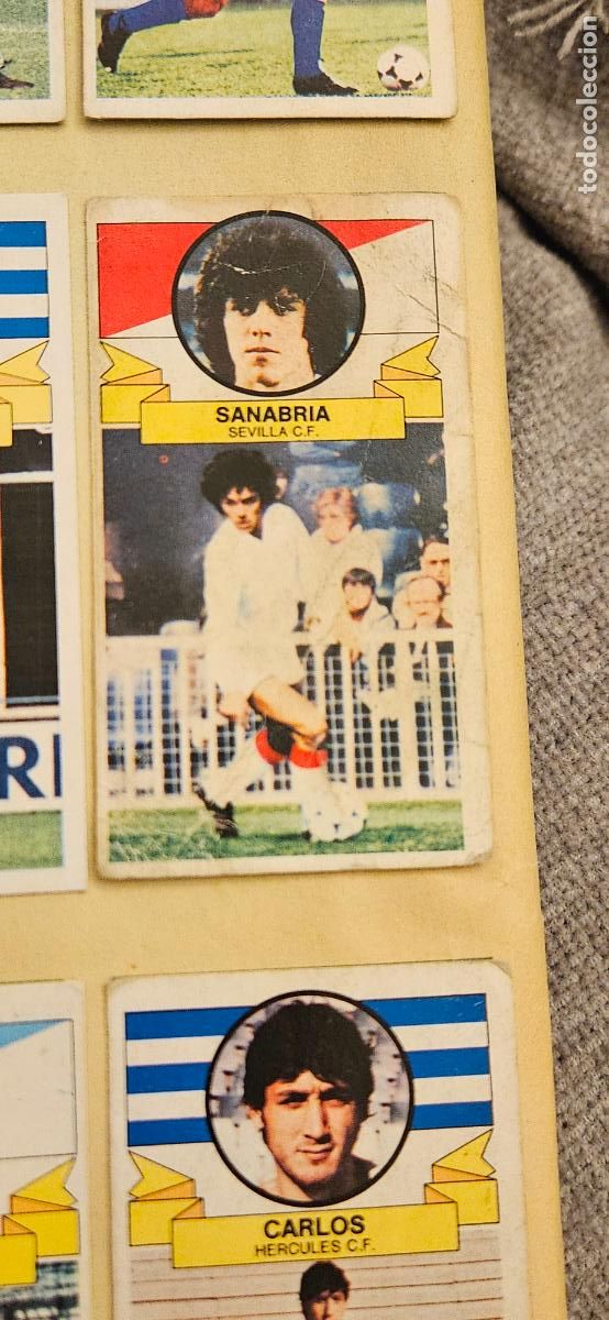 Cromos de F&uacute;tbol: este sanabria fichaje 10 sevilla 1985 1986 85 86 despegado