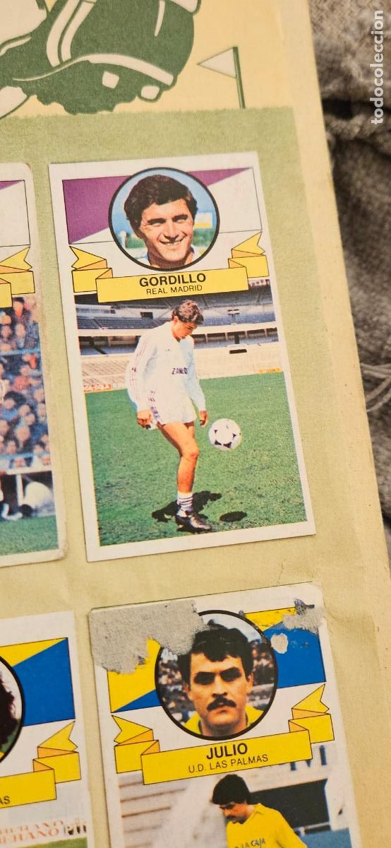 Cromos de F&uacute;tbol: este 20 gordillo real madrid fichaje 20 1985 1986 85 86 despegado
