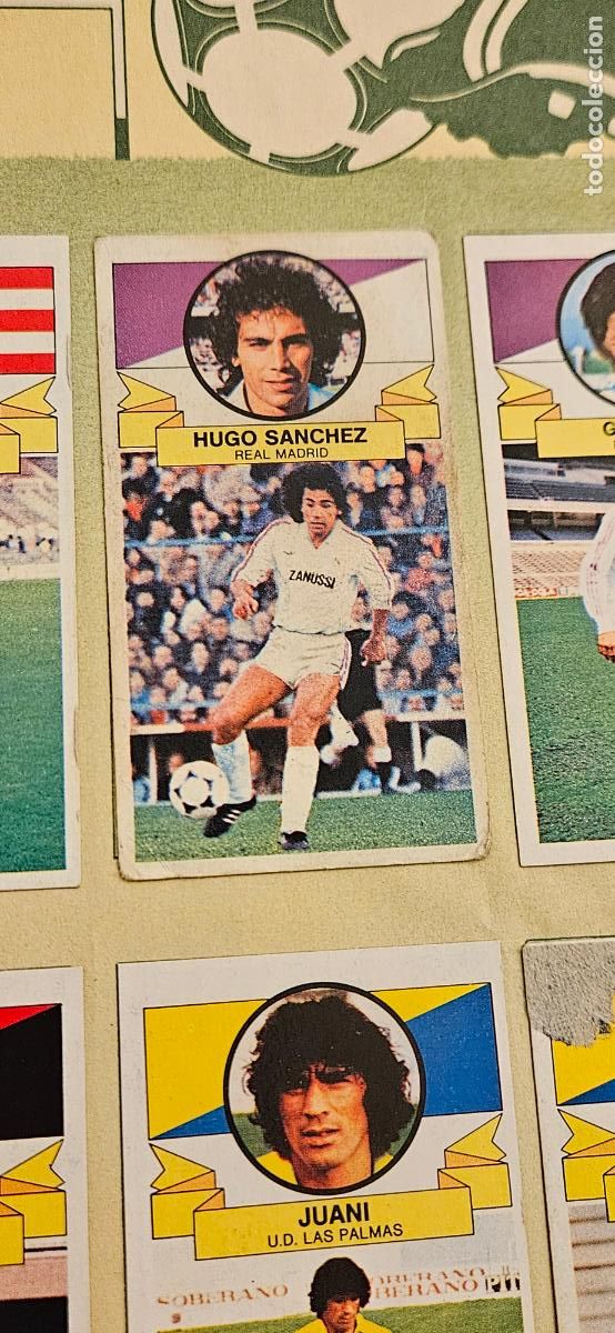 Cromos de F&uacute;tbol: este hugo sanchez fichaje 19 atletico de madrid 1985 1986 85 86 despegado