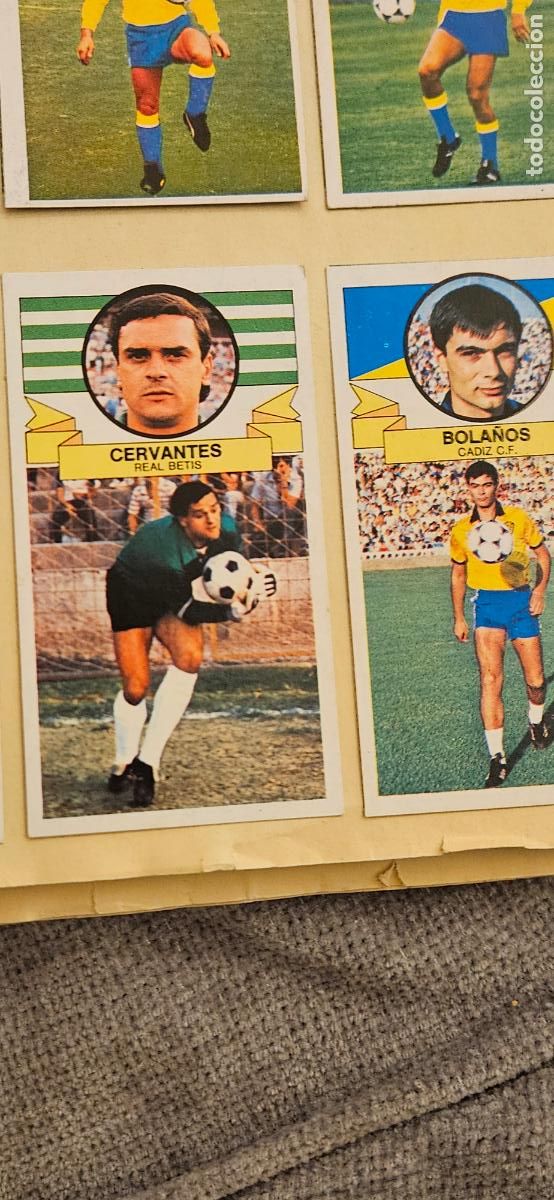 Cromos de F&uacute;tbol: este cevantes fichaje 29 betis 1985 1986 85 86 despegado