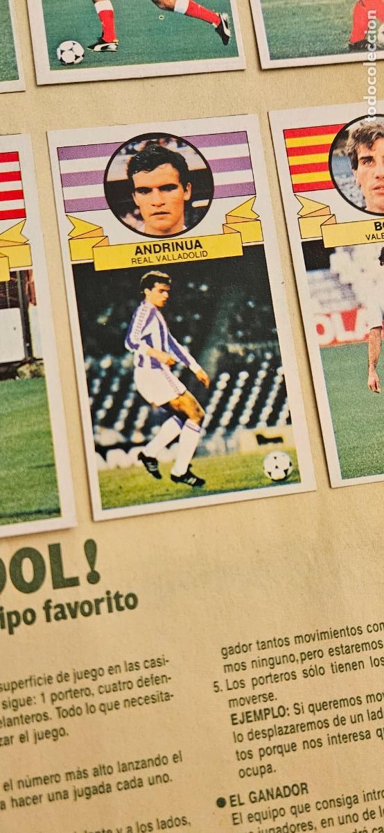Cromos de F&uacute;tbol: este 1985 andrinua fichaje 39 valladolid 1986 85 86 despegado