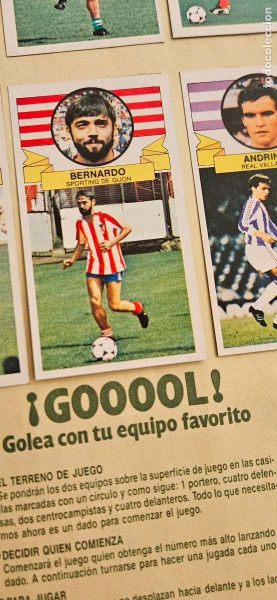 Cromos de F&uacute;tbol: este 1985 bernarndo sporting de gijon fichaje 38 1986 85 86 despegado