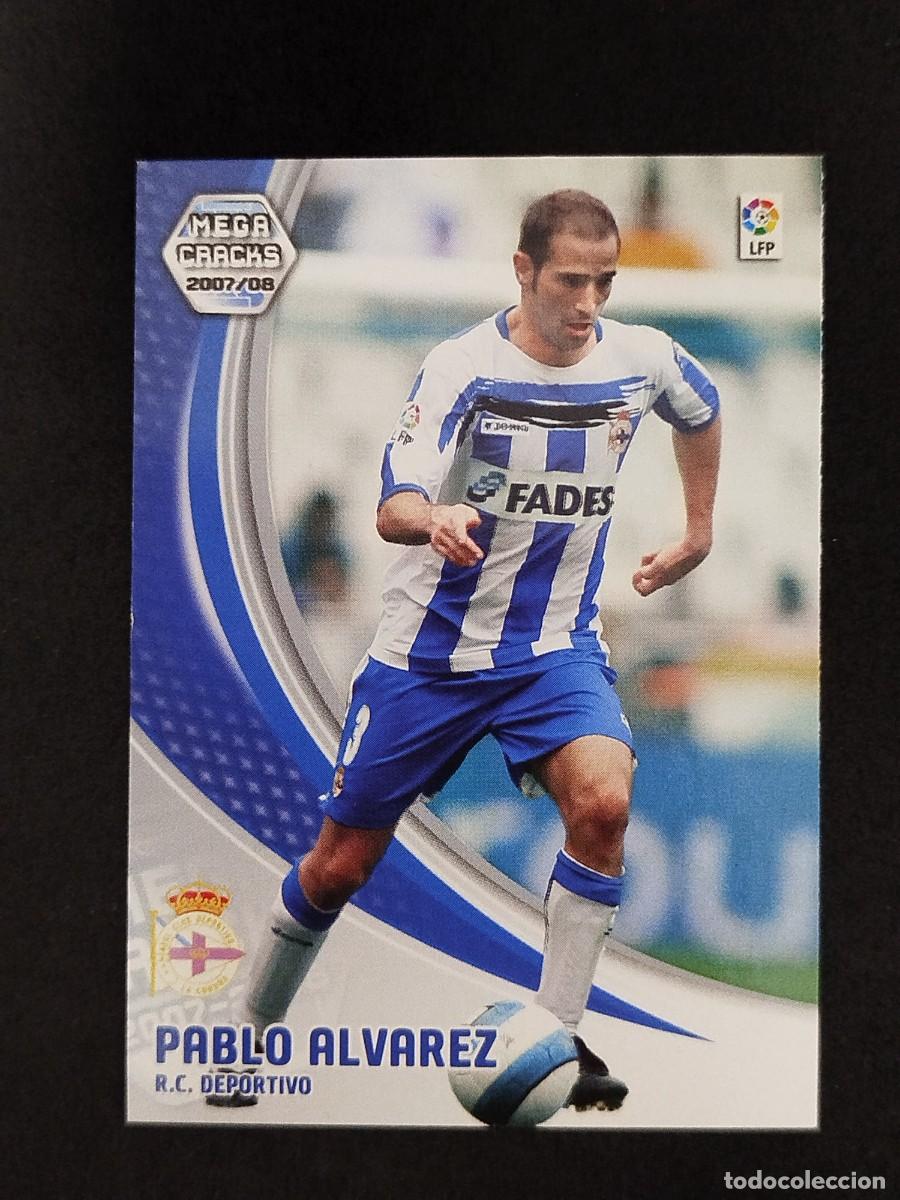 Fu&szlig;ball-Sticker: 102. Pablo &Aacute;lvarez (RCD Coru&ntilde;a) - Panini Mega Cracks 2007 08