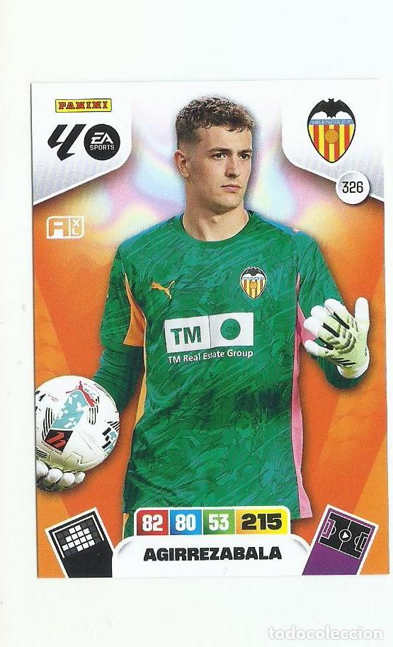 Cromos de F&uacute;tbol: ADRENALYN 2025/2026 326 AGIRREZABALA VALENCIA , NUEVO PERFECTO