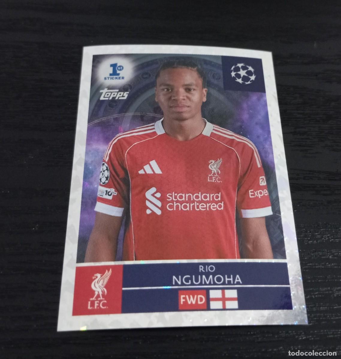 Fu&szlig;ball-Sticker: -TOPPS CHAMPIONS LEAGUE 25-26 : 289 RIO NGUMOHA ( LIVERPOOL ) -- 1&ordm; STICKER --