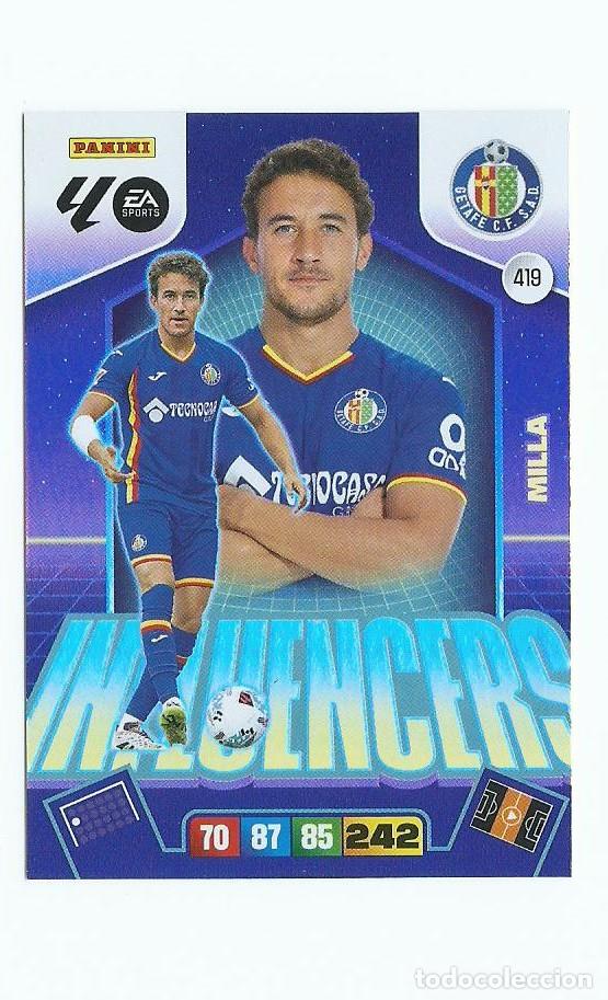 Figurine di Calcio: ADRENALYN 2025/2026 419 MILLA GETAFE &rdquo;&rdquo;INFLUENCERS&rdquo;&rdquo; , NUEVO PERFECTO