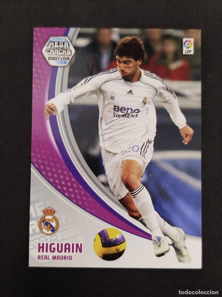 Figurine di Calcio: 177. Higuain (Real Madrid) - Panini Mega Cracks 2007 08