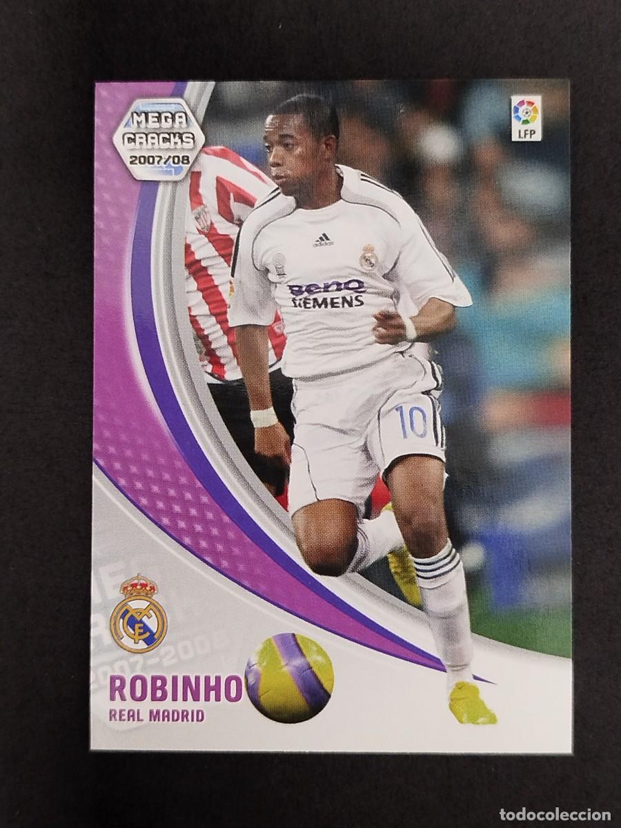Figurine di Calcio: 178. Robinho (Real Madrid) - Panini Mega Cracks 2007 08