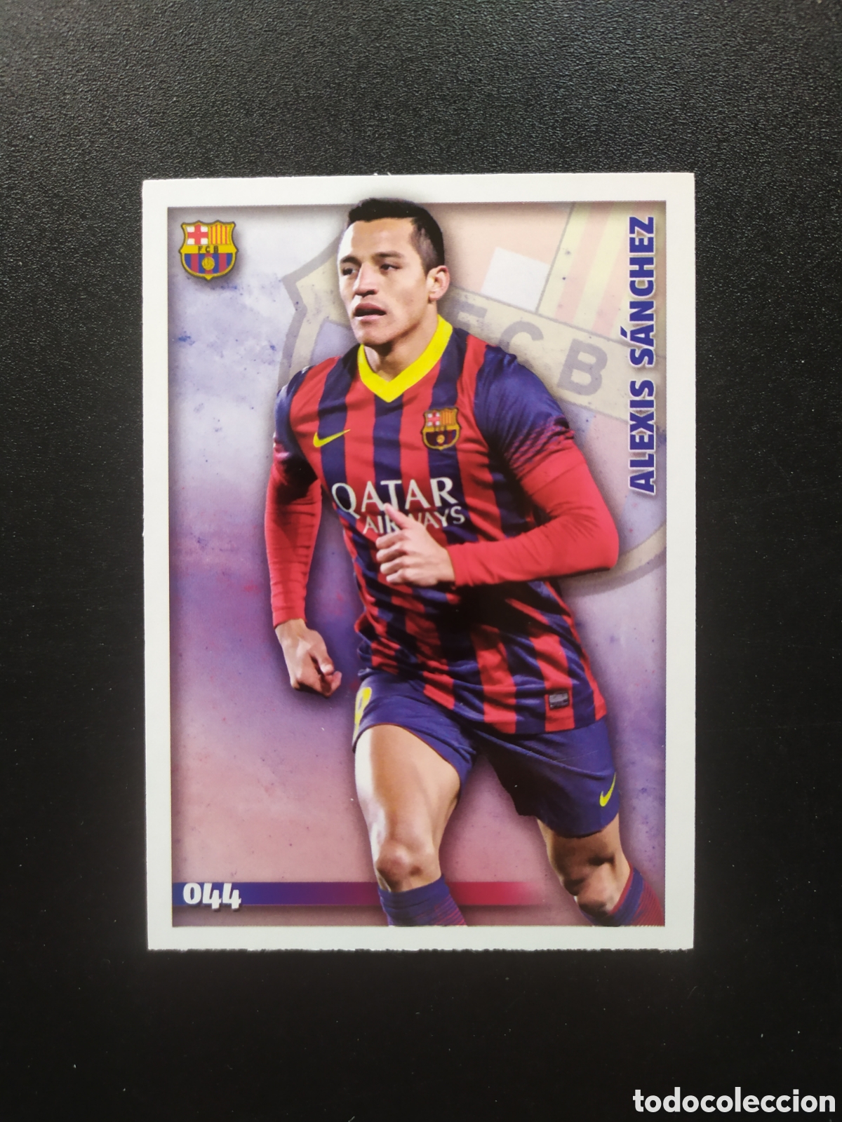 Figurine di Calcio: Mundicromo fichas Liga 2014 2015 14 15 Alexis S&aacute;nchez n&deg; 44 Barcelona