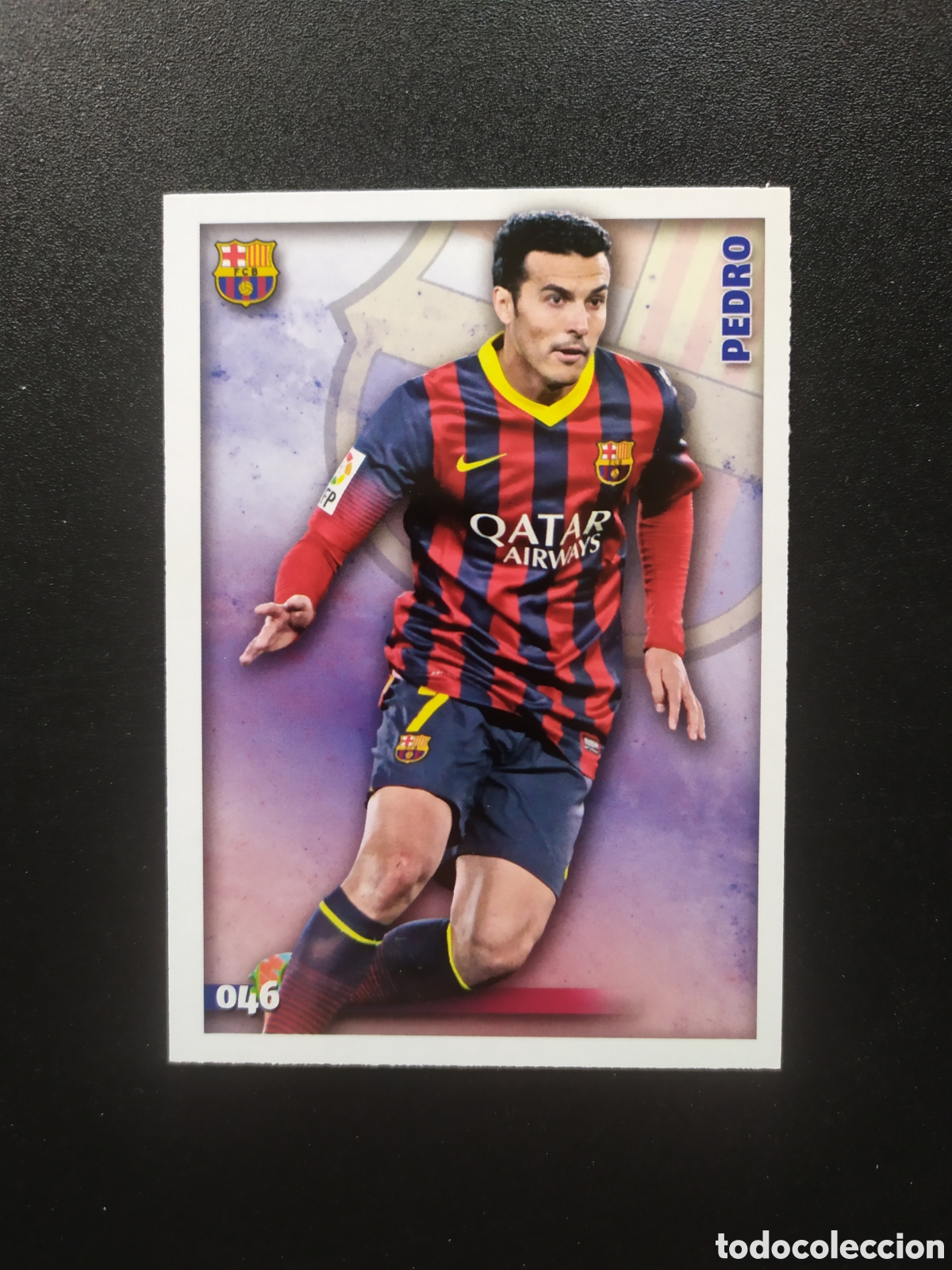 Cromos de F&uacute;tbol: Mundicromo fichas Liga 2014 2015 14 15 Pedro n&deg; 46 Barcelona