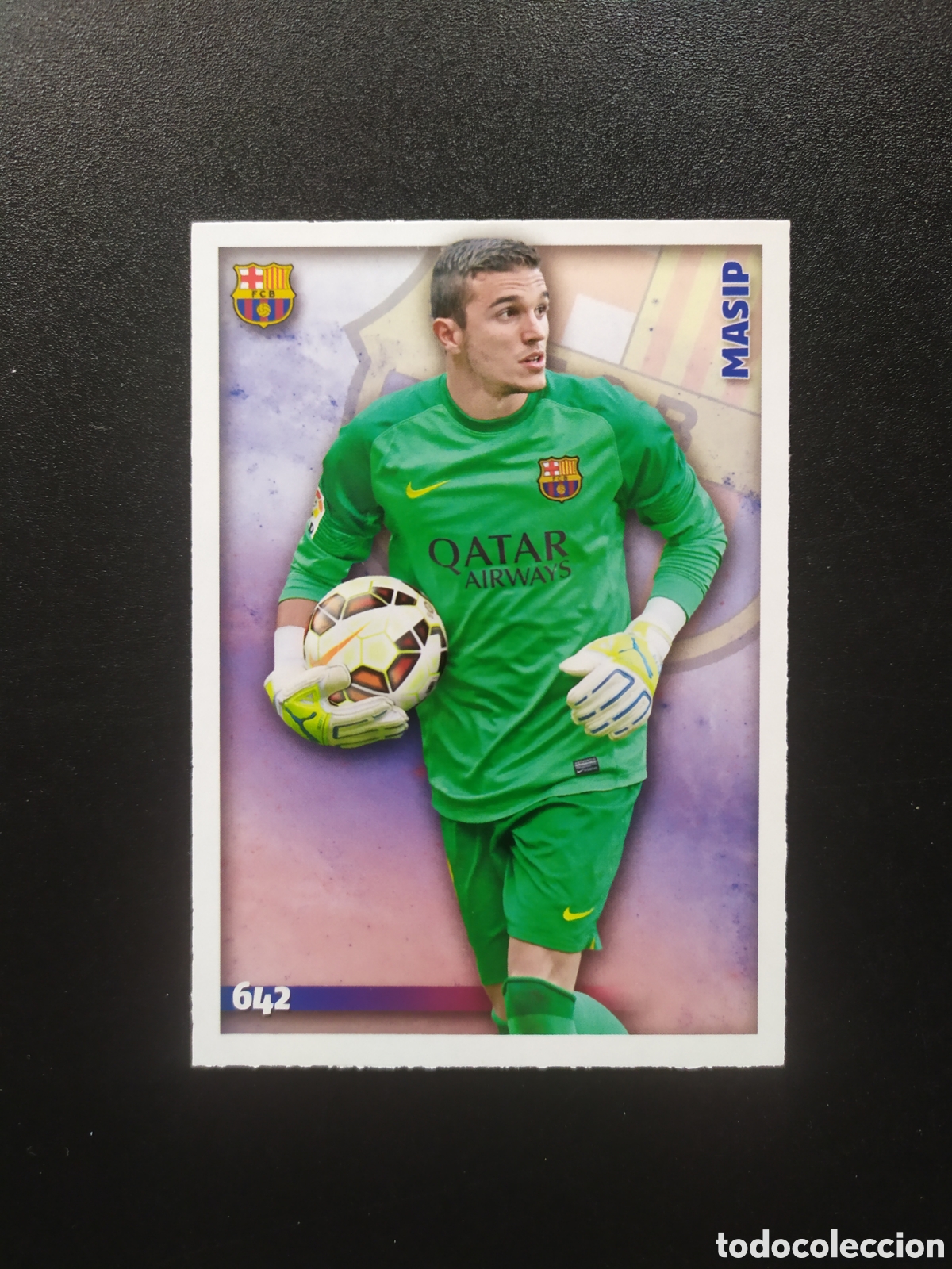 Football Stickers: Mundicromo fichas Liga 2014 2015 14 15 Masip n&deg; 642 Barcelona