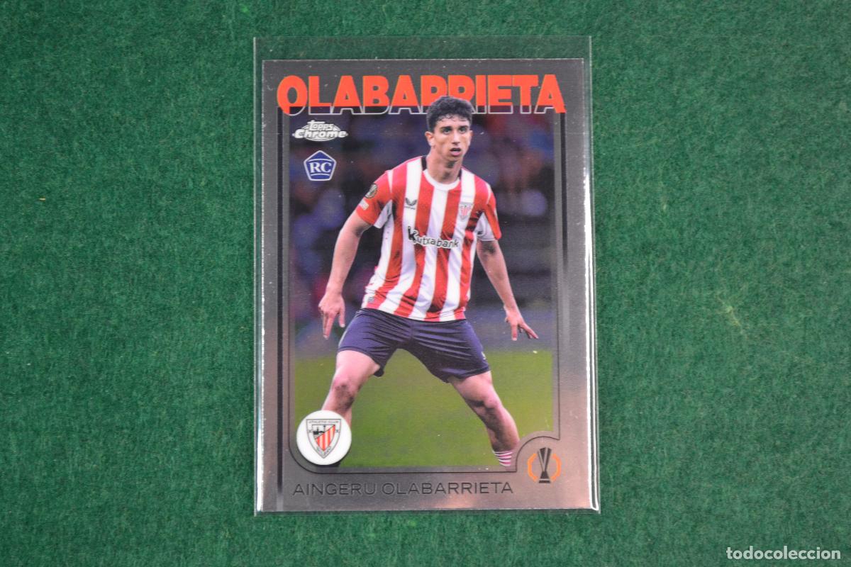 Football Stickers: TOPPS CHROME UEFA CLUB COMPETITIONS 2024-25 - OLABARRIETA (ATHLETIC DE BILBAO)