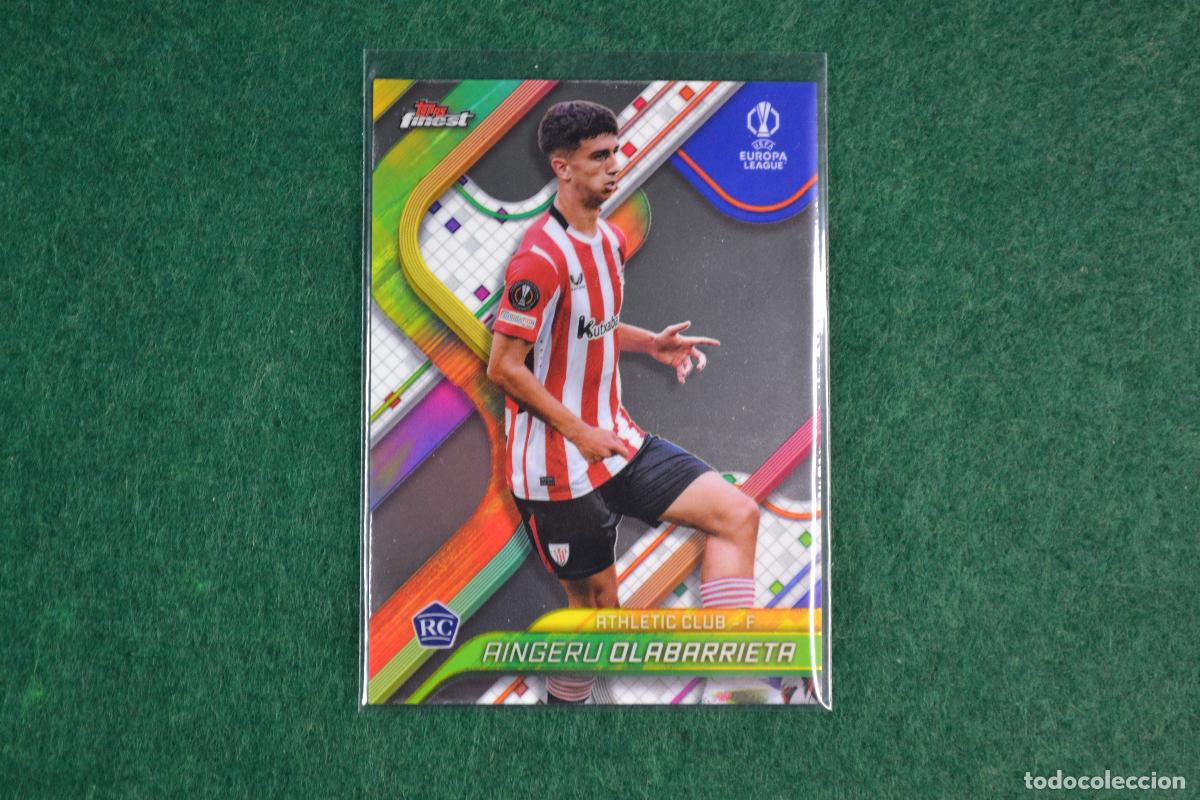 Fu&szlig;ball-Sticker: TOPPS FINEST UEFA CLUB COMPETITIONS 2024-25 - OLABARRIETA (ATHLETIC DE BILBAO)