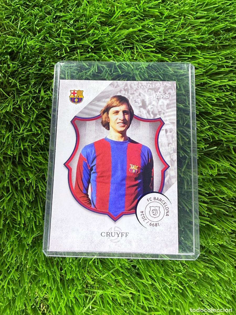 Fu&szlig;ball-Sticker: N&ordm; 46 Cruyff FC Barcelona Topps FC Barcelona 125 Aniversario 24 25