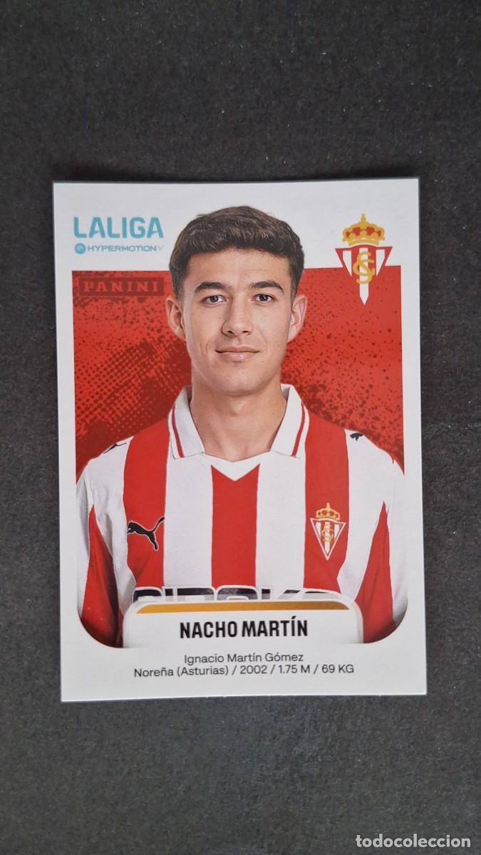 Cromos de F&uacute;tbol: L2 NACHO MARTIN SPORTING DE GIJON 373 LIGA HYPERMOTION 2025/2026 25 26 PANINI NUNCA PEGADO