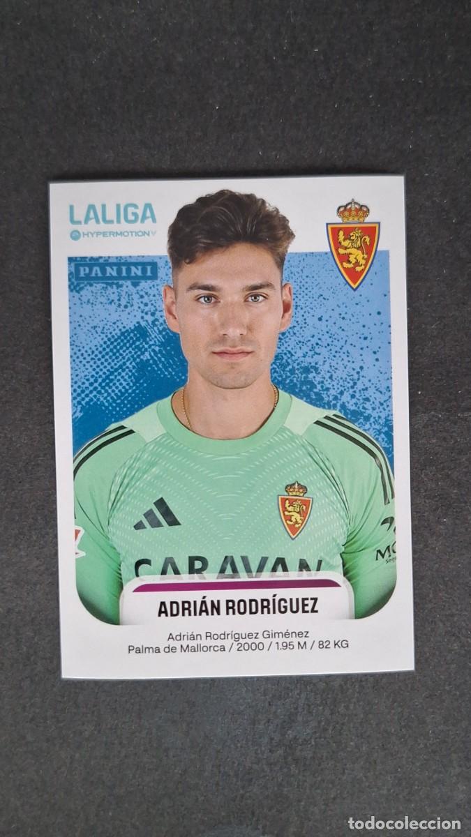 Cromos de F&uacute;tbol: L2 ADRIAN RODRIGUEZ REAL ZARAGOZA 404 LIGA HYPERMOTION 2025/2026 25 26 PANINI NUNCA PEGADO