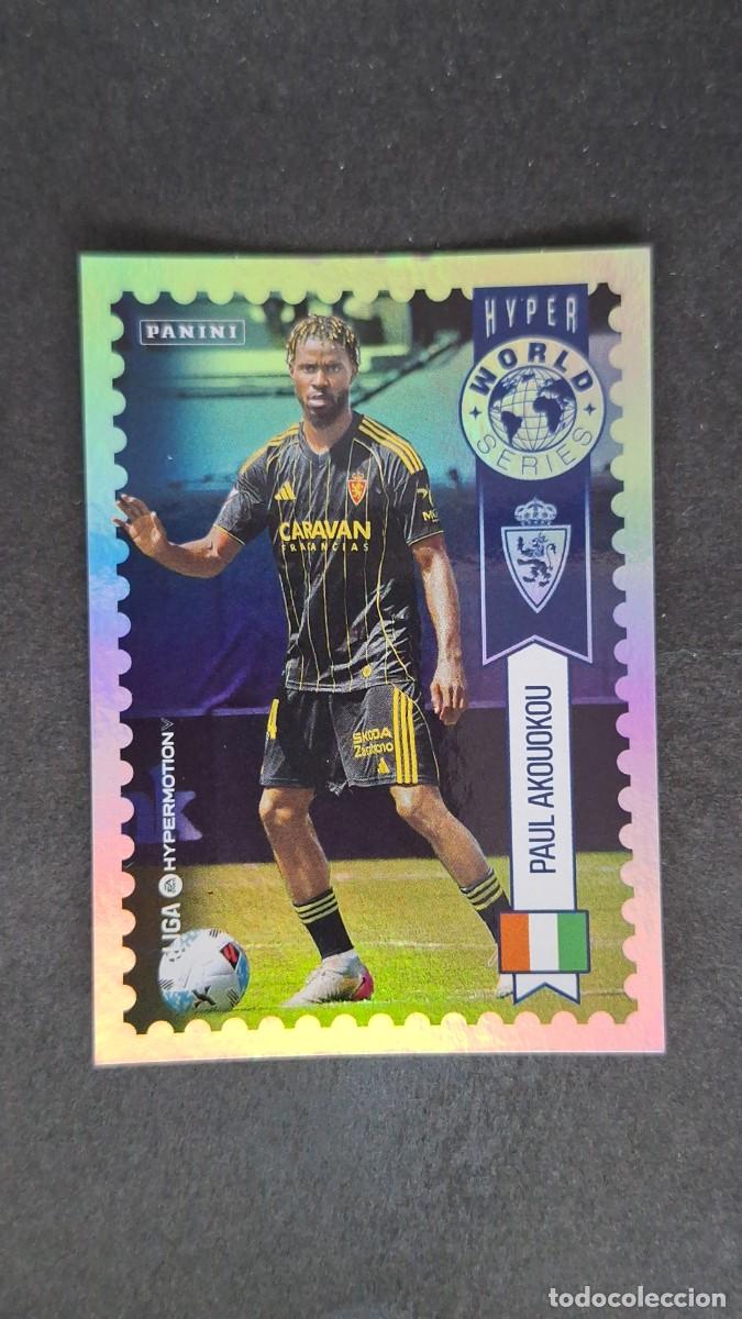 Cromos de F&uacute;tbol: L2 PAUL AKOUOKOU REAL ZARAGOZA HYPERWORLD 451 LIGA HYPERMOTION 2025/2026 25 26 PANINI NUNCA PEGADO