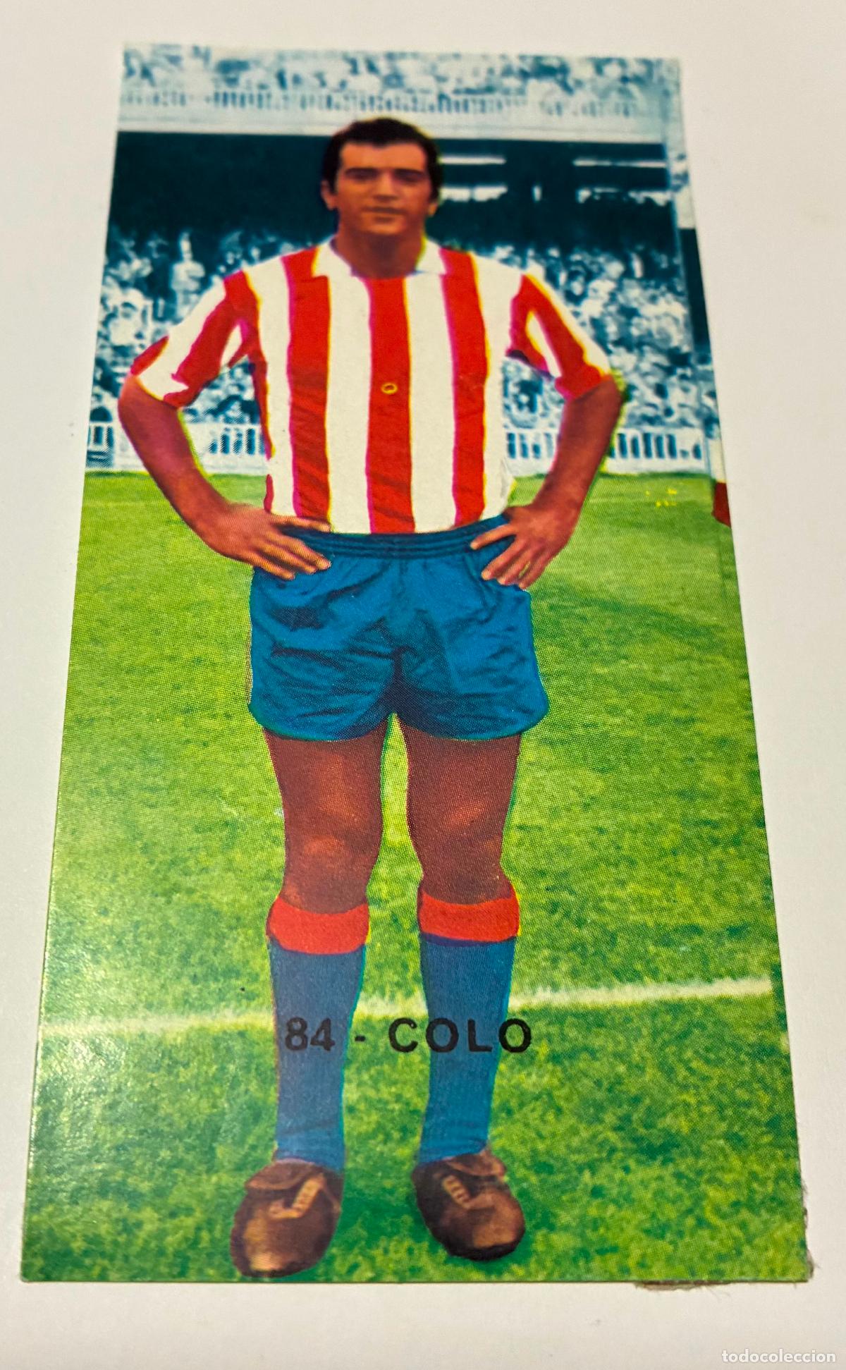 Cromos de f&uacute;tbol: CROMO RUIZ ROMERO 1968-1969, 68-69 COLO ,Numero 84. AT MADRID Despegado