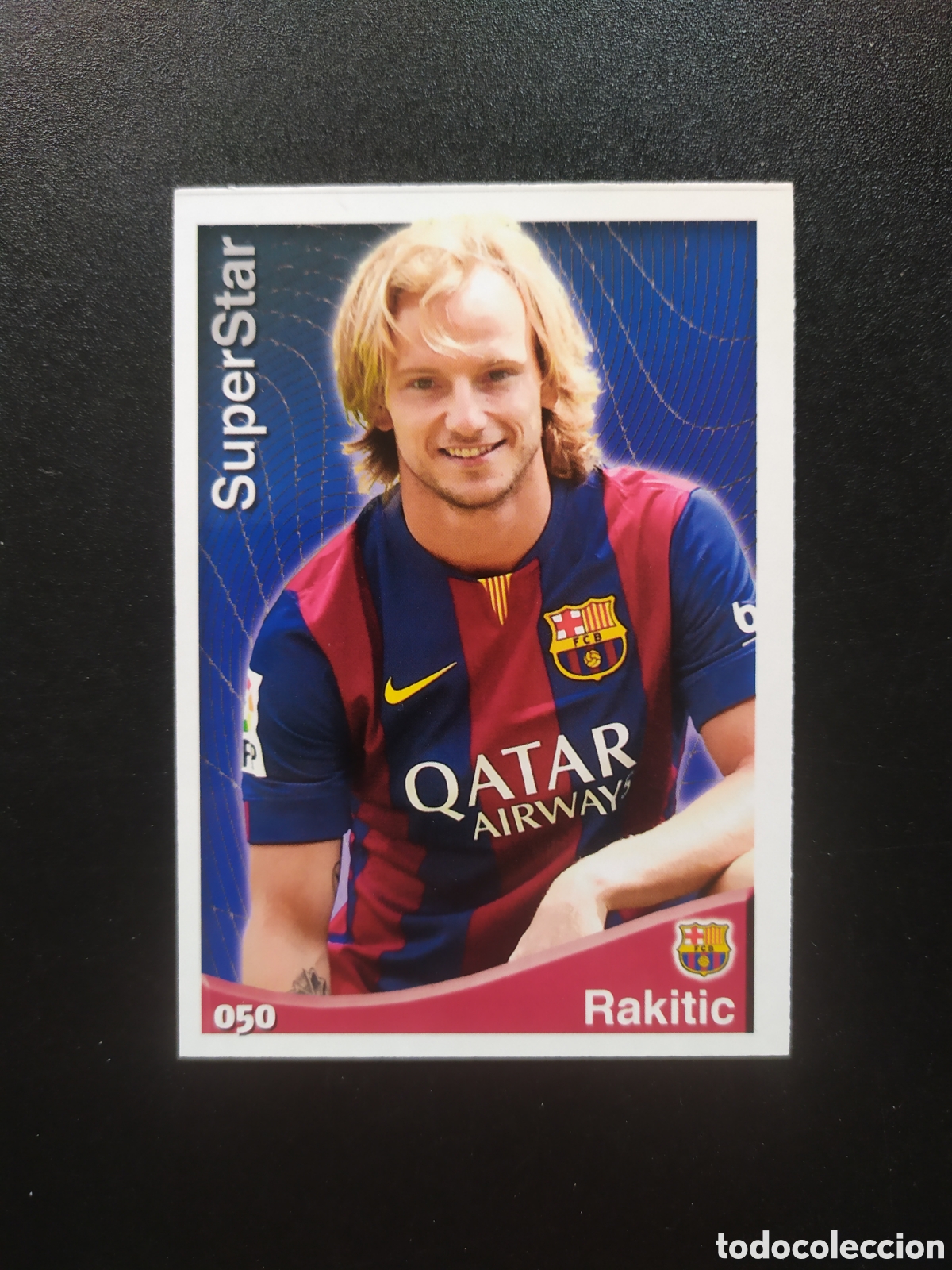Figurine di Calcio: Mundicromo fichas Liga 2014 2015 14 15 Rakitic superstar n&deg; 50 Barcelona