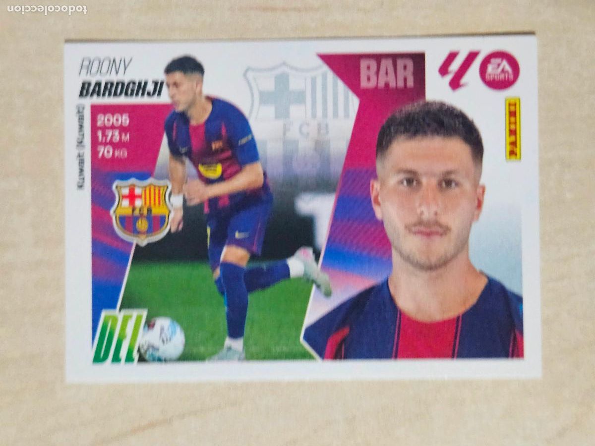 Fu&szlig;ball-Sticker: 41 BARDGHJI ( FICHAJE ) - BARCELONA - EDICIONES ESTE 2025-26 - 25/26 (NUEVO)