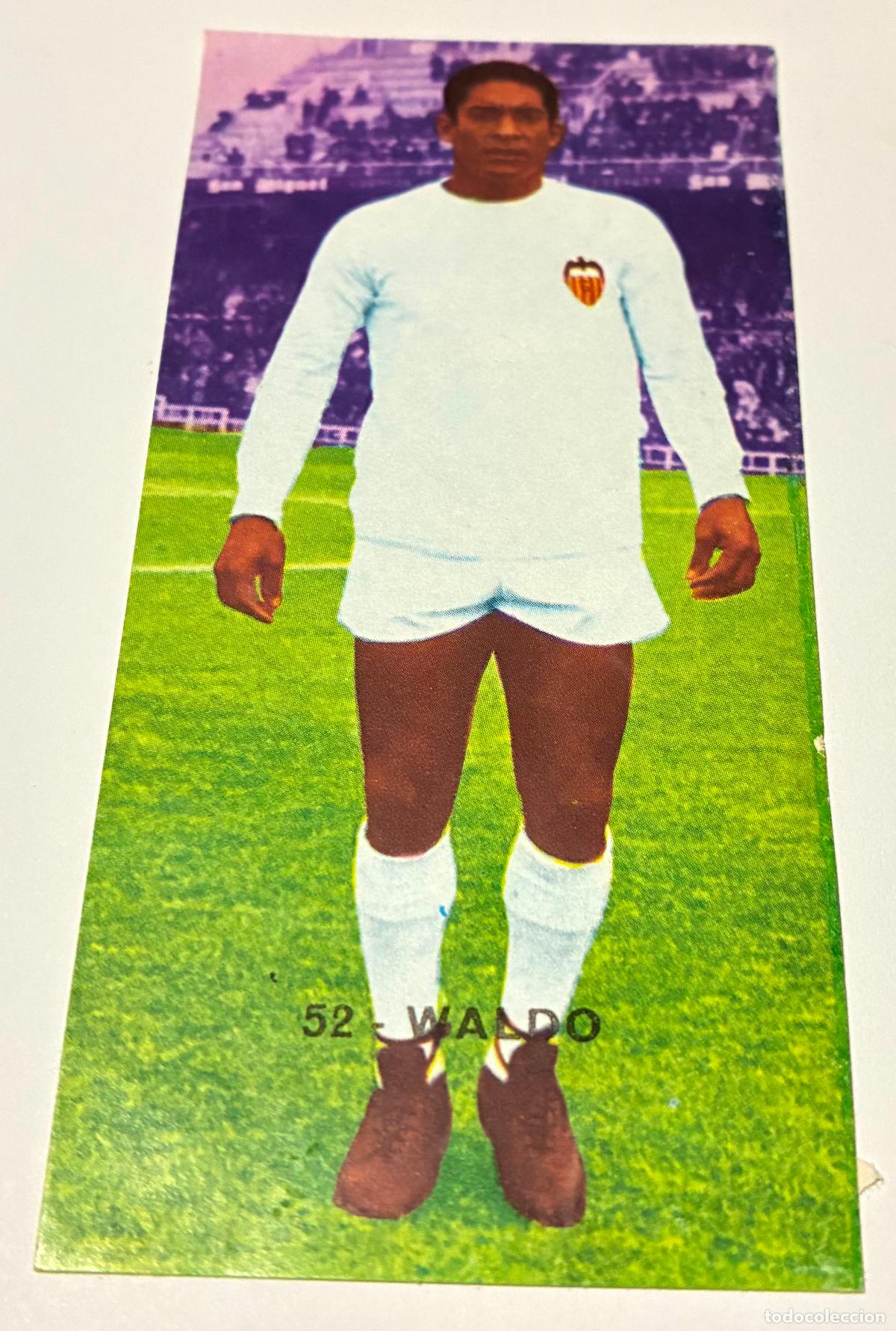 Cromos de F&uacute;tbol: CROMO RUIZ ROMERO 1968-1969, 68-69, WALDO Numero 52,VALENCIA, Despegado