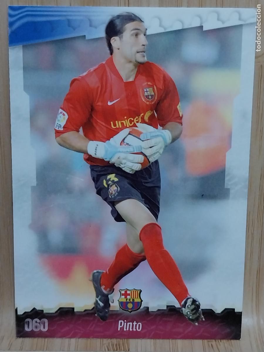 Figurine di Calcio: PINTO 2008 2009 08 09 CROMO 060 60 BARCELONA ED MC MUNDICROMO