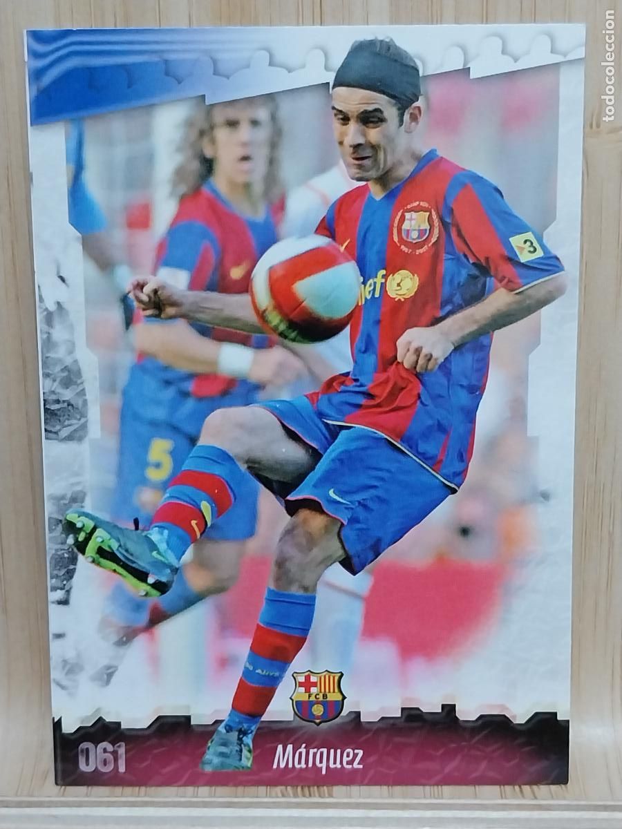 Figurine di Calcio: MARQUEZ 2008 2009 08 09 CROMO 061 61 BARCELONA ED MC MUNDICROMO