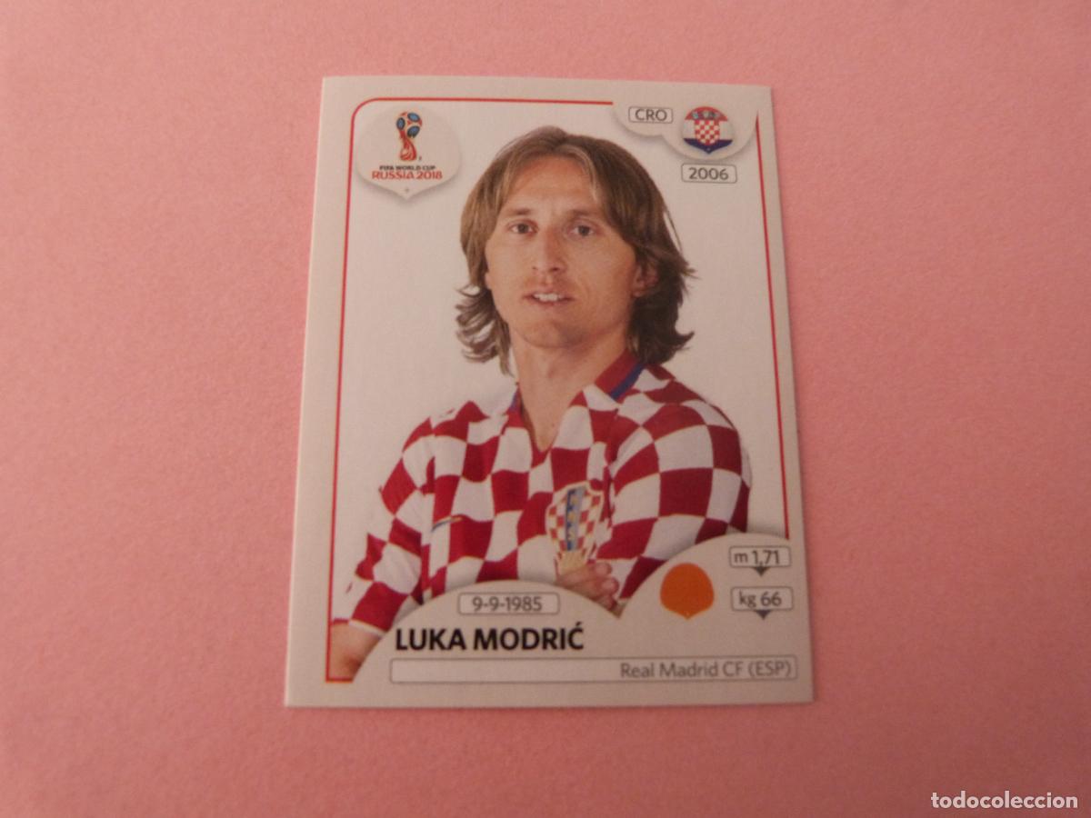 Cromos de F&uacute;tbol: CROMO FUTBOL LUKA MODRIC CROACIA SIN PEGAR N&ordm; 322 MUNDIAL RUSIA 2018 PANINI