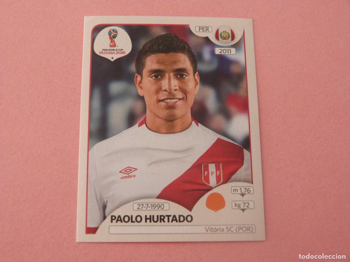 Cromos de F&uacute;tbol: CROMO FUTBOL PABLO HURTADO PERU SIN PEGAR N&ordm; 247 MUNDIAL RUSIA 2018 PANINI