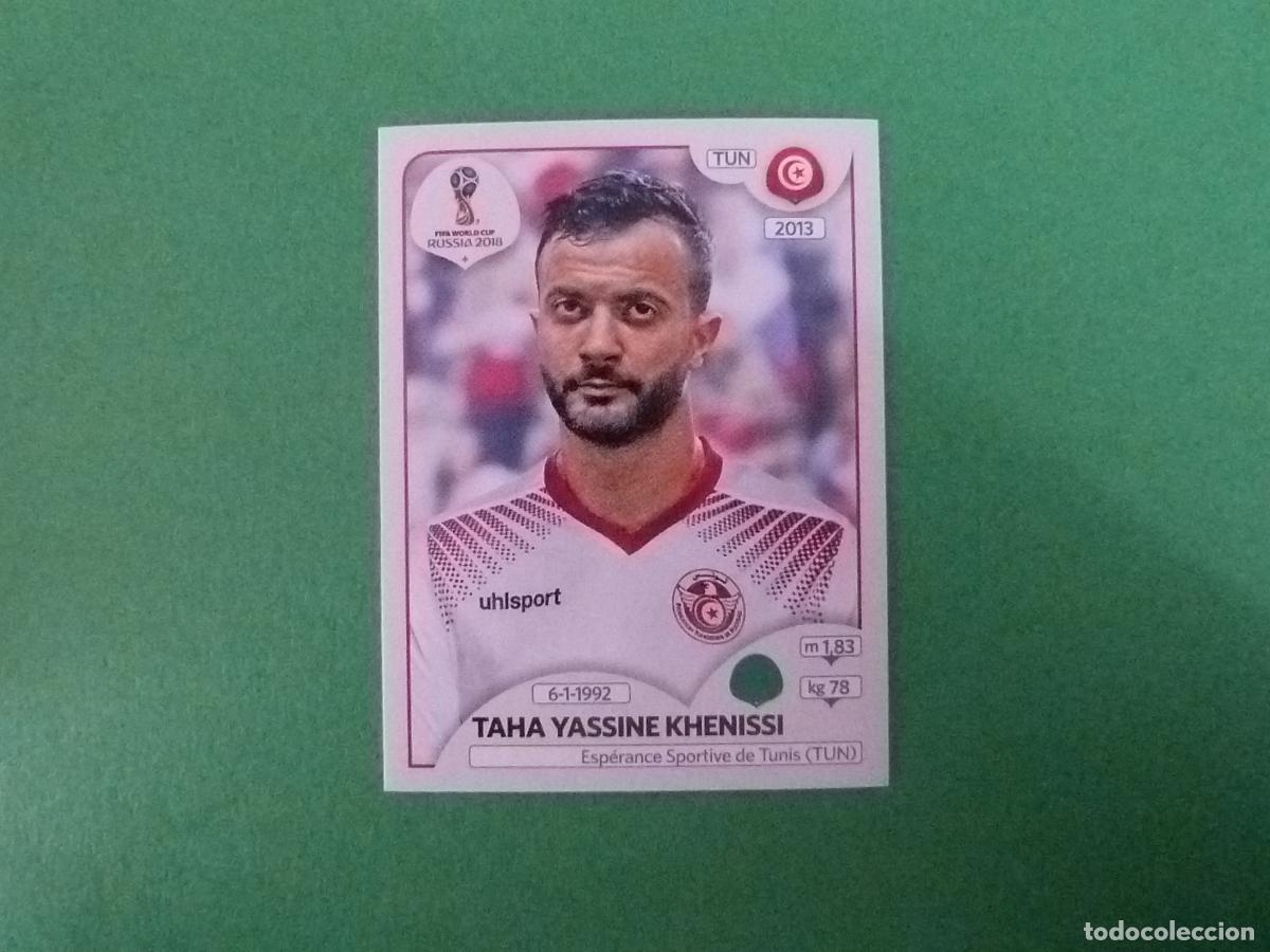 Cromos de F&uacute;tbol: CROMO FUTBOL TAHA YASSINE KHENISSI TUNEZ SIN PEGAR N&ordm; 568 MUNDIAL RUSIA 2018 PANINI