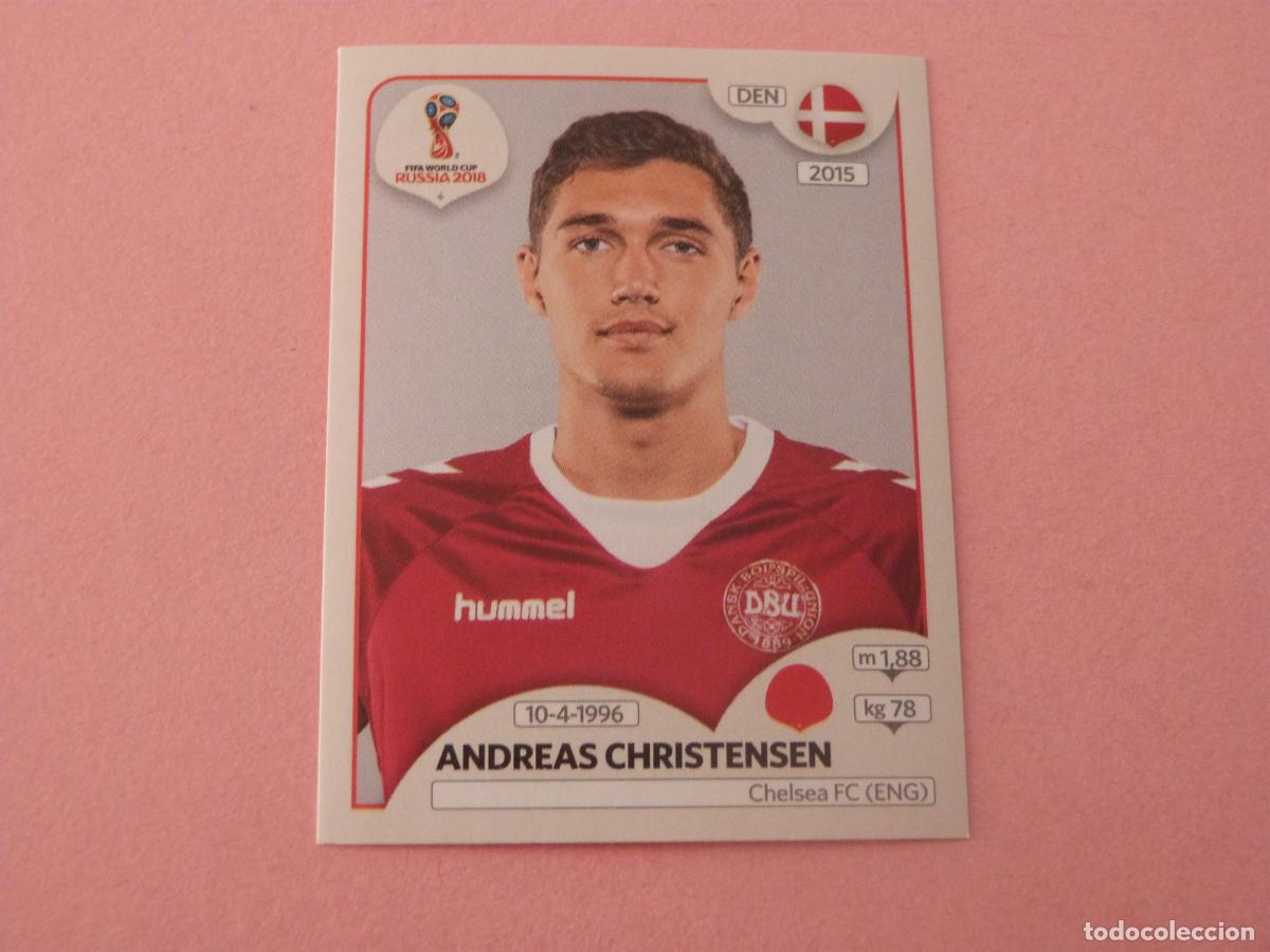 Cromos de F&uacute;tbol: CROMO FUTBOL ANDREAS CHRISTENSEN DINAMARCA SIN PEGAR N&ordm; 257 MUNDIAL RUSIA 2018 PANINI