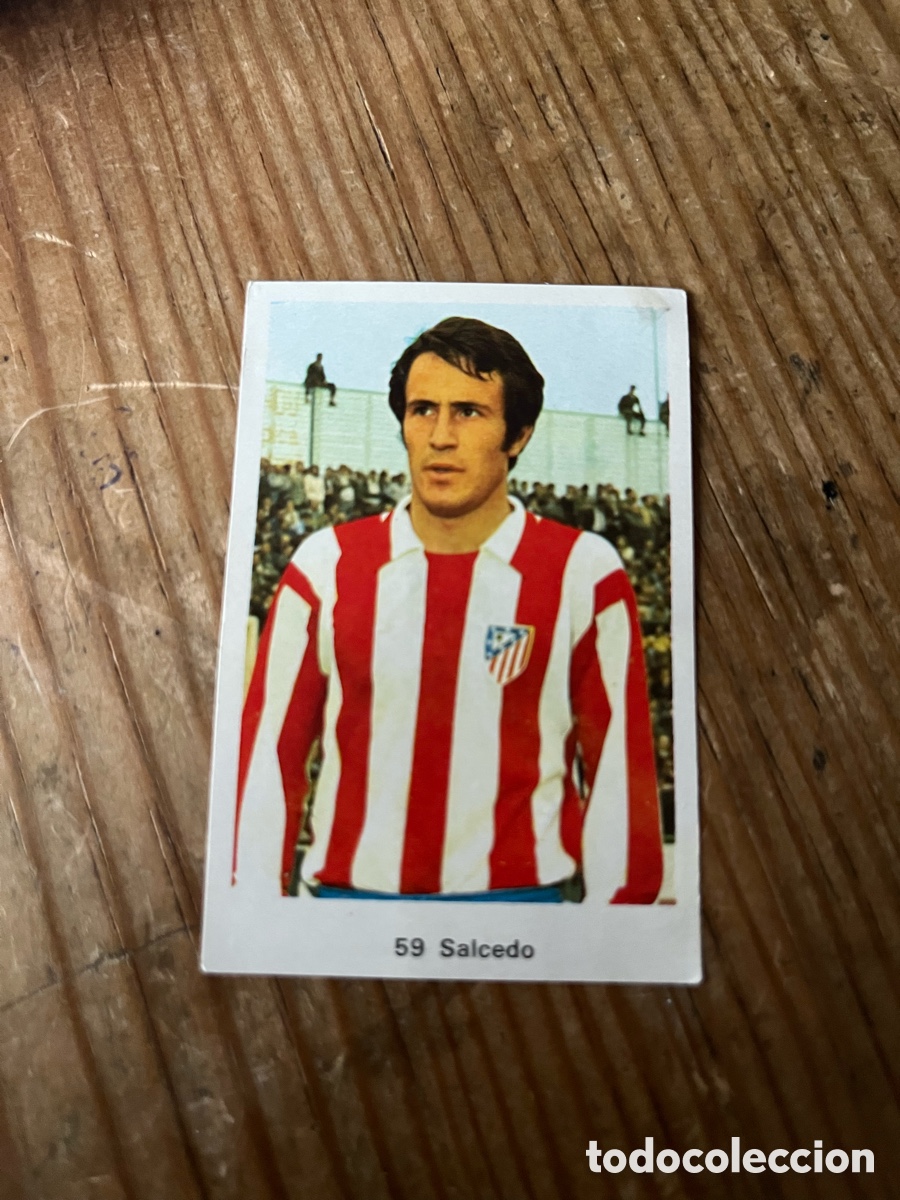 Cromos de F&uacute;tbol: R31138 CROMO DESPEGADO RUIZ ROMERO 72 73 1972 1973 ATLETICO MADRID # 59 SALCEDO