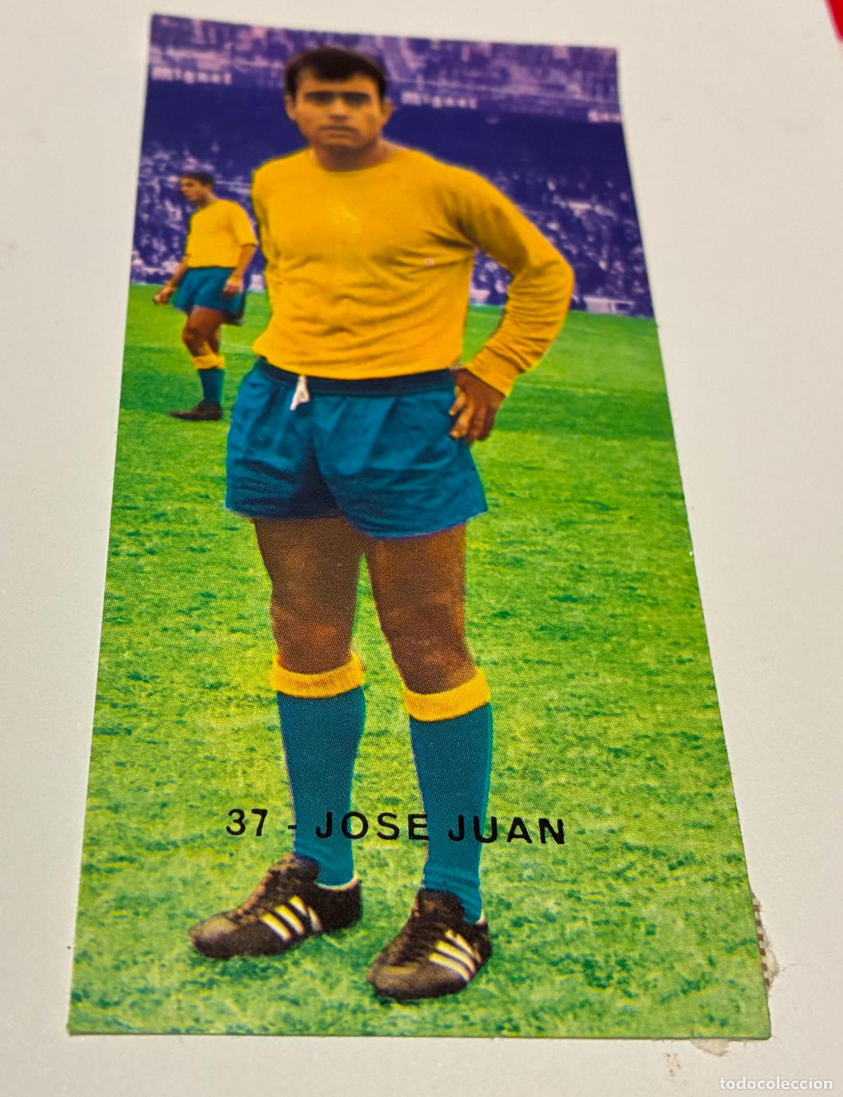 Cromos de F&uacute;tbol: CROMO FUTBOL RUIZ ROMERO 1968-1969. 68-69. JOSE JUAN, Numero 37, LAS PALMAS, Despegado