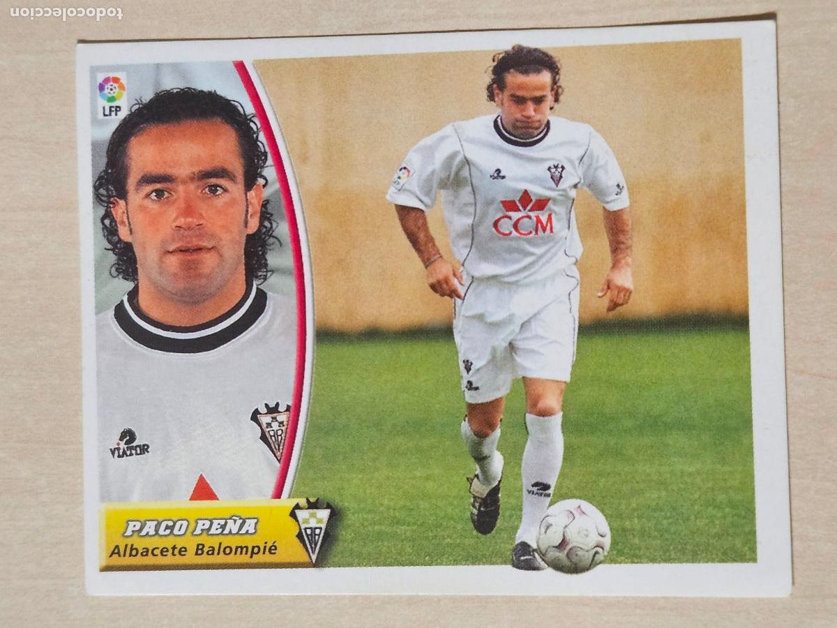 Figurine di Calcio: CROMO PACO PE&Ntilde;A - ESTE 2003 04 - 03 04 - CROMO SIN PEGAR - ALBACETE