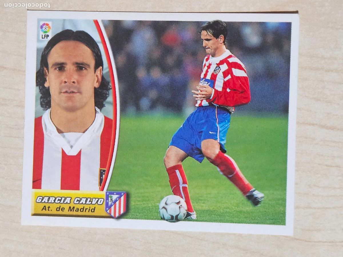 Figurine di Calcio: CROMO GARCIA CALVO - ESTE 2003 04 - 03 04 - CROMO SIN PEGAR - ATLETICO DE MADRID