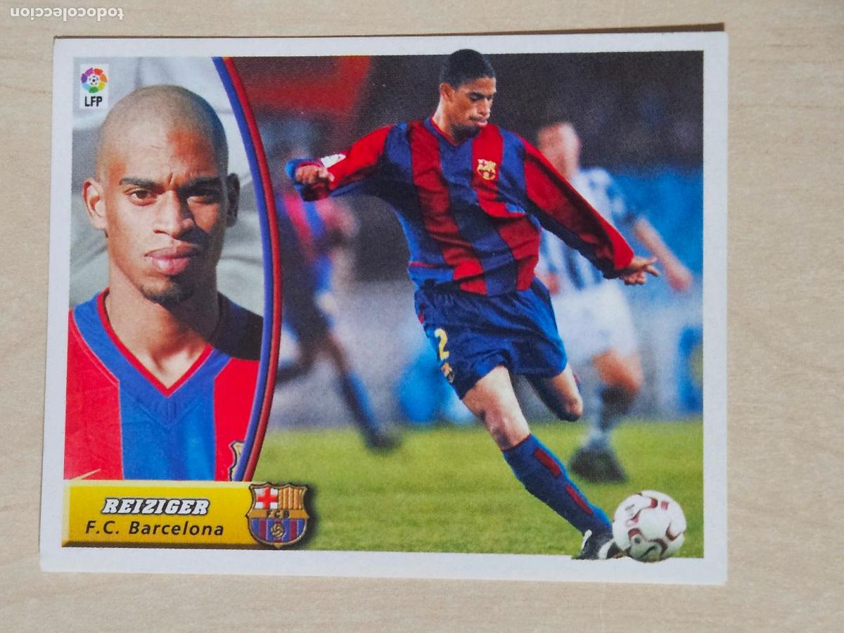 Fu&szlig;ball-Sticker: CROMO REIZIGER - ESTE 2003 04 - 03 04 - CROMO SIN PEGAR - BARCELONA