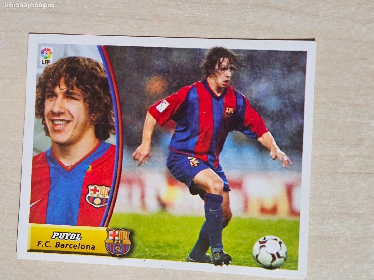 Cartes &agrave; collectionner de Football: CROMO PUYOL - ESTE 2003 04 - 03 04 - CROMO SIN PEGAR - BARCELONA