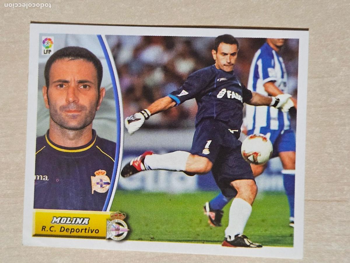 Figurine di Calcio: CROMO MOLINA - ESTE 2003 04 - 03 04 - CROMO SIN PEGAR - DEPORTIVO DE LA CORU&Ntilde;A