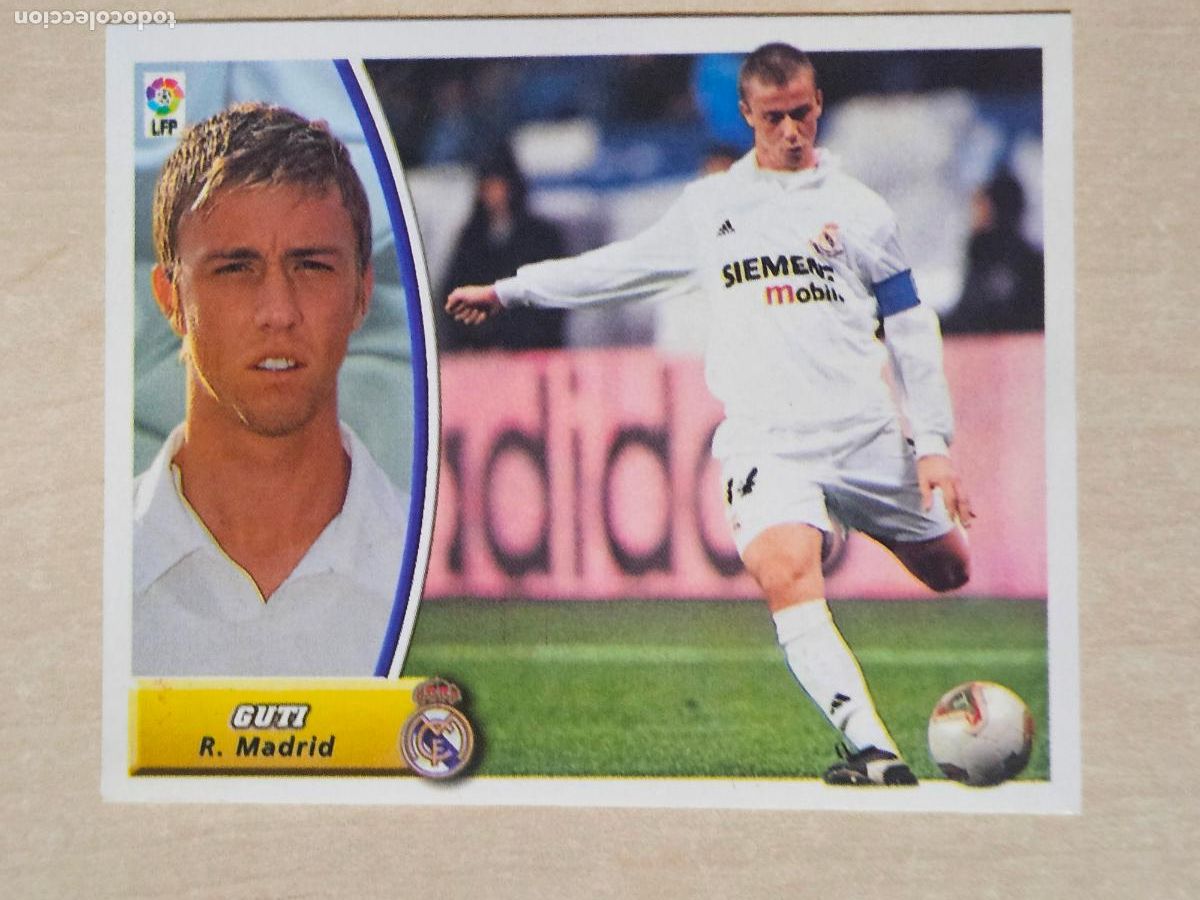 Fu&szlig;ball-Sticker: CROMO GUTI - ESTE 2003 04 - 03 04 - CROMO SIN PEGAR - REAL MADRID