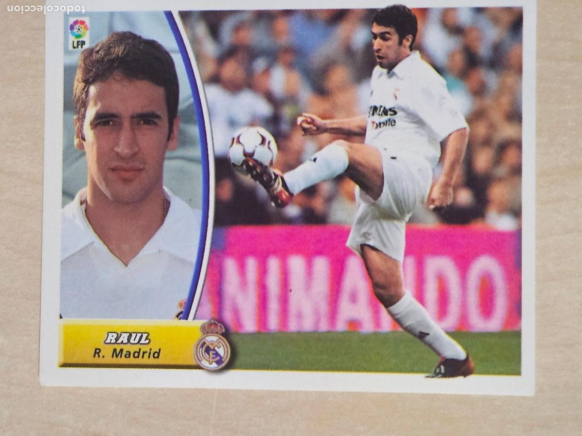 Fu&szlig;ball-Sticker: CROMO RAUL - ESTE 2003 04 - 03 04 - CROMO SIN PEGAR - REAL MADRID