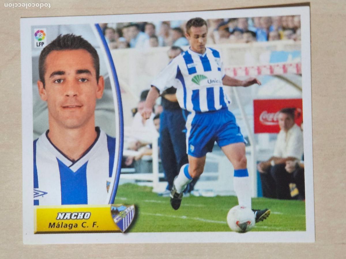 Cromos de F&uacute;tbol: CROMO NACHO - ESTE 2003 04 - 03 04 - CROMO SIN PEGAR - MALAGA